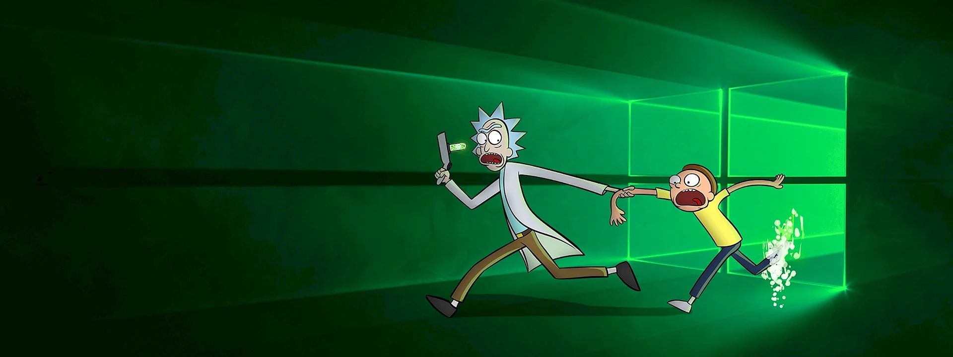 Rick And Morty Engine Wallpaper