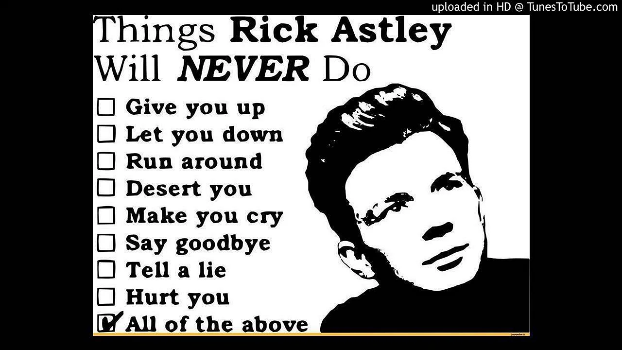 Rick Astley Never Gonna Give You Up Wallpaper