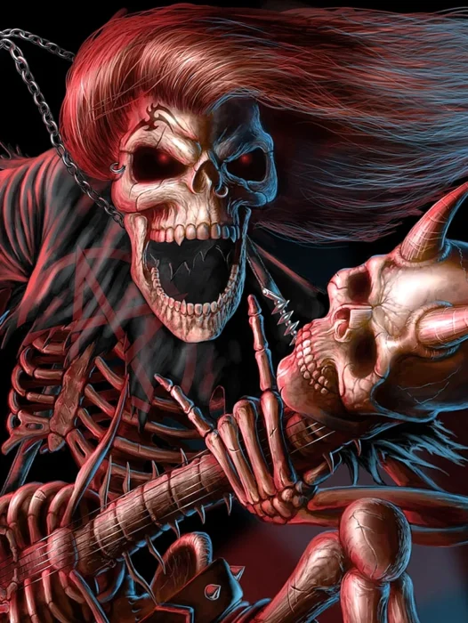 Rock Metal Skull Wallpaper