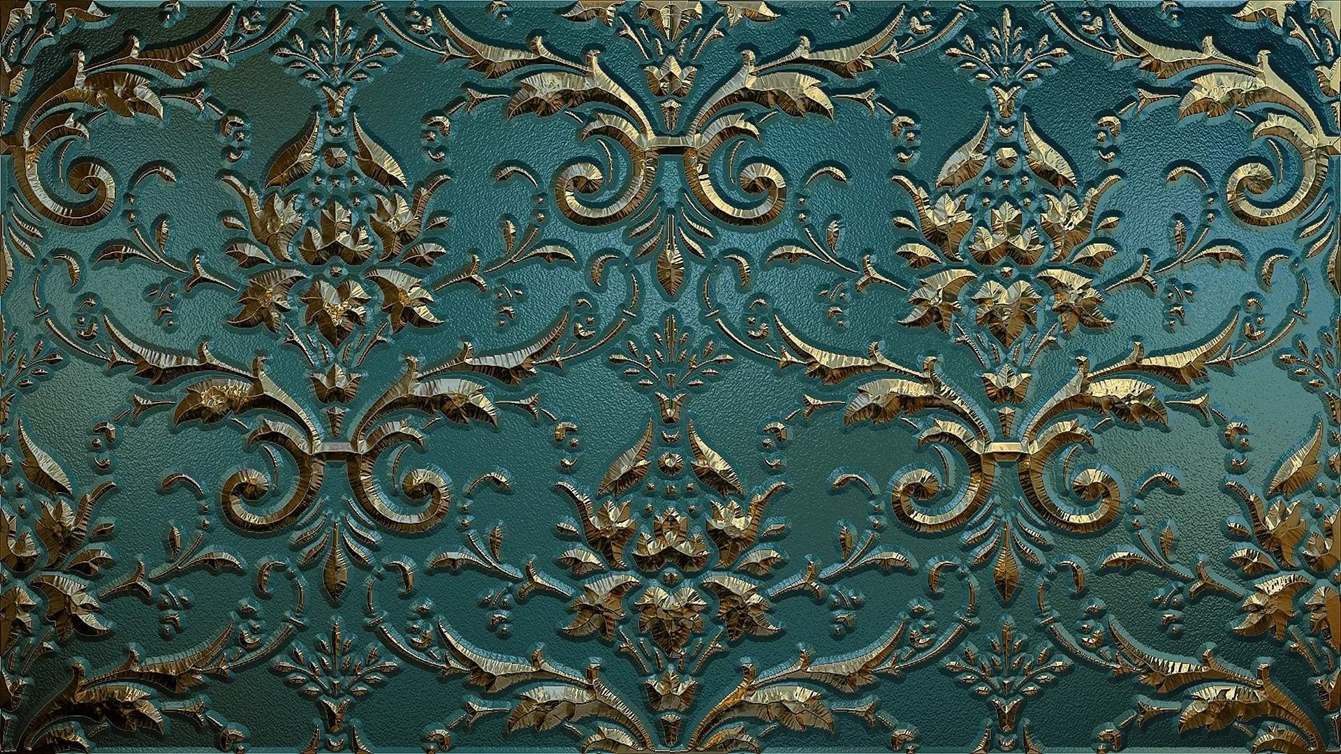 Rococo Pattern Wallpaper