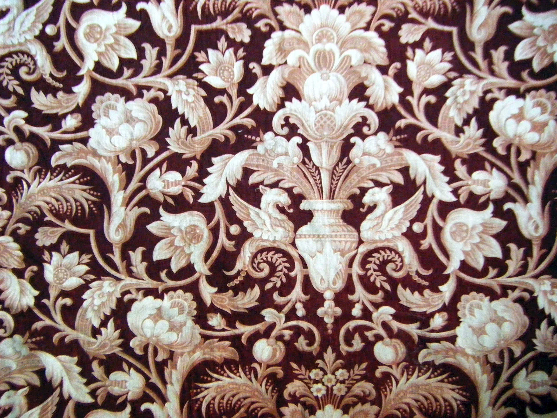 Rococo Pattern Wallpaper