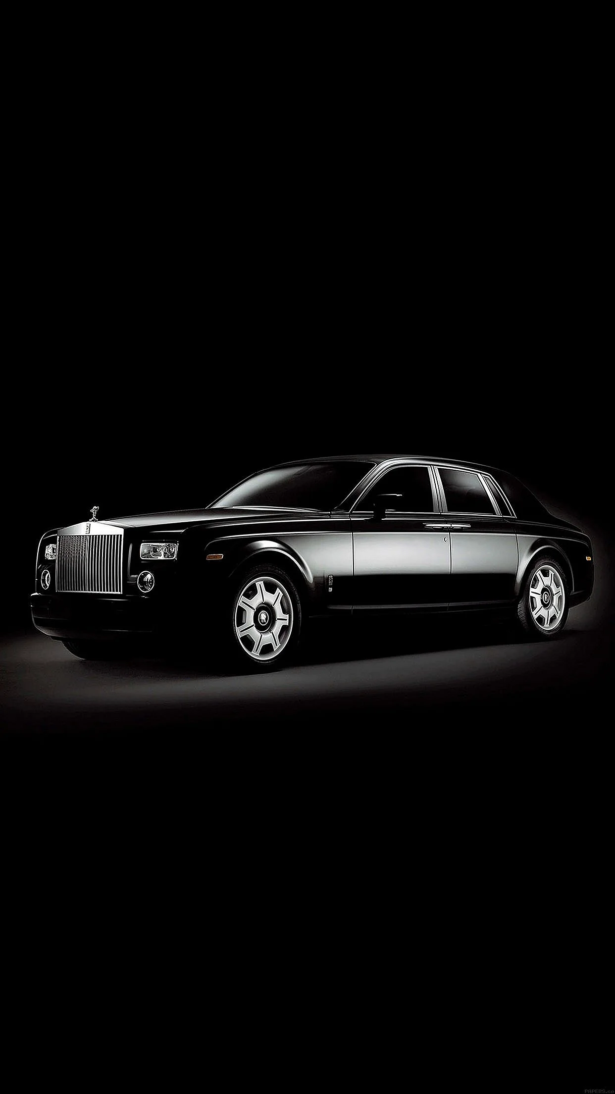 Rolls Royce Phantom Black Wallpaper For iPhone