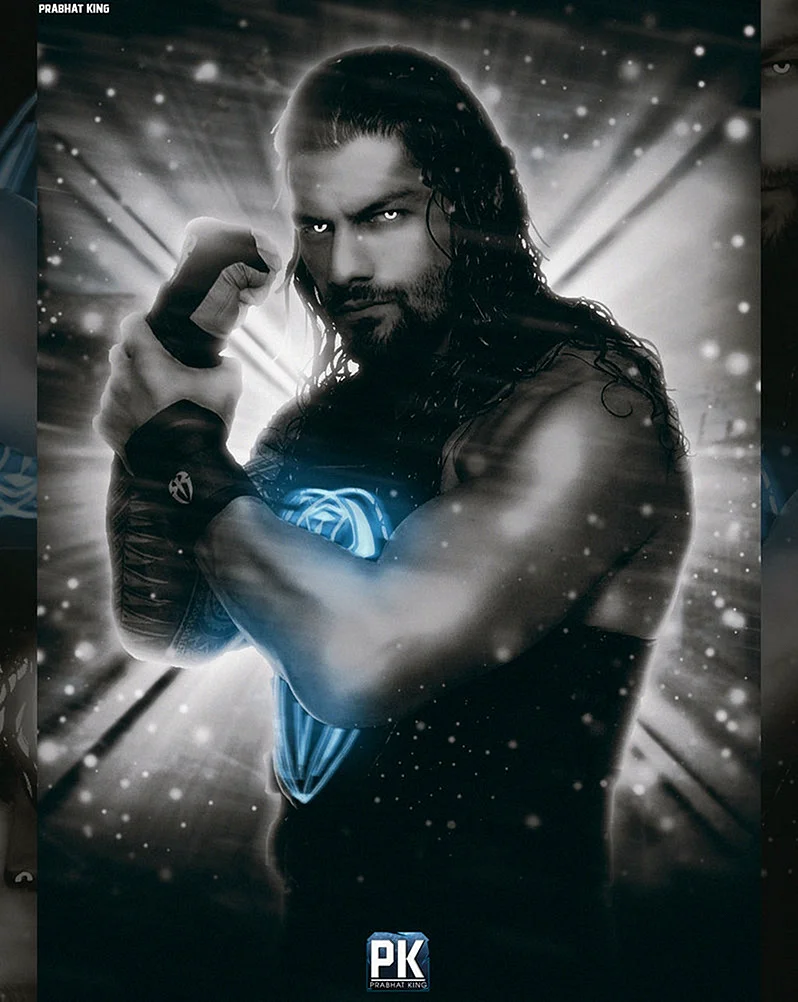 Roman Reigns Art Wallpaper For iPhone