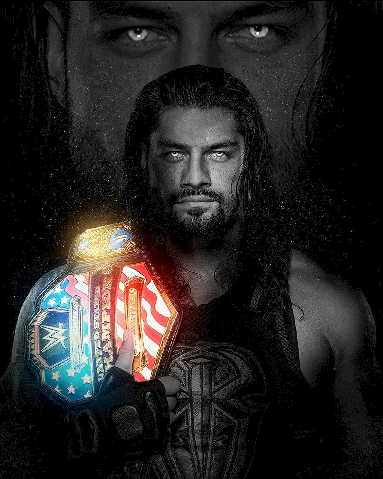 Roman Reigns Art Wallpaper For iPhone