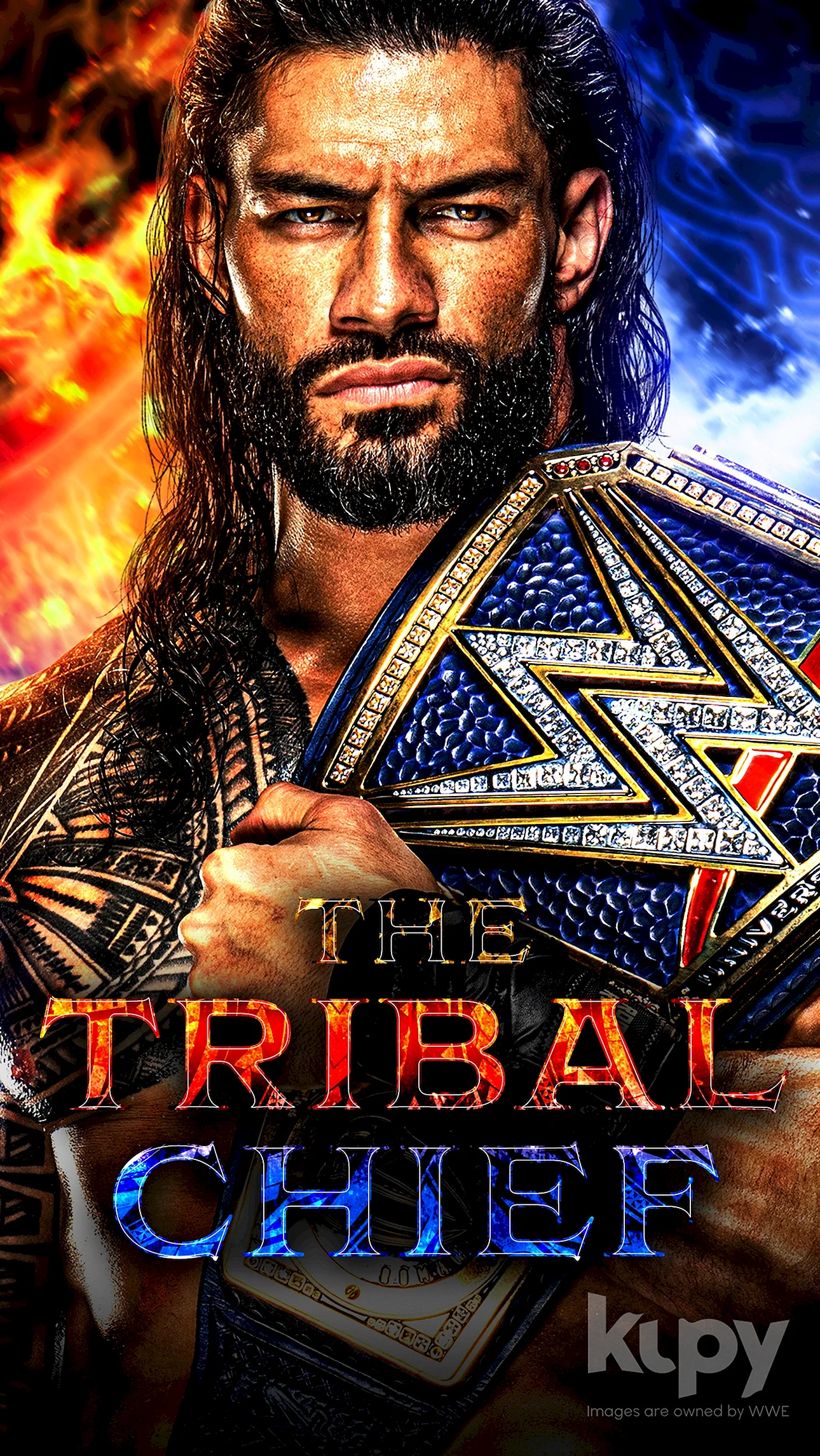 Roman Reigns Tribal Chief Wallpaper For iPhone