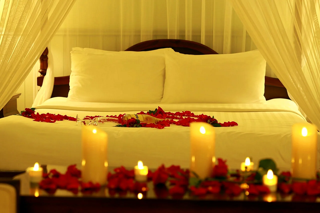 Romantic Hotel Room Wallpaper