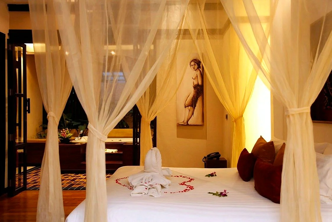 Romantic Hotel Room Wallpaper