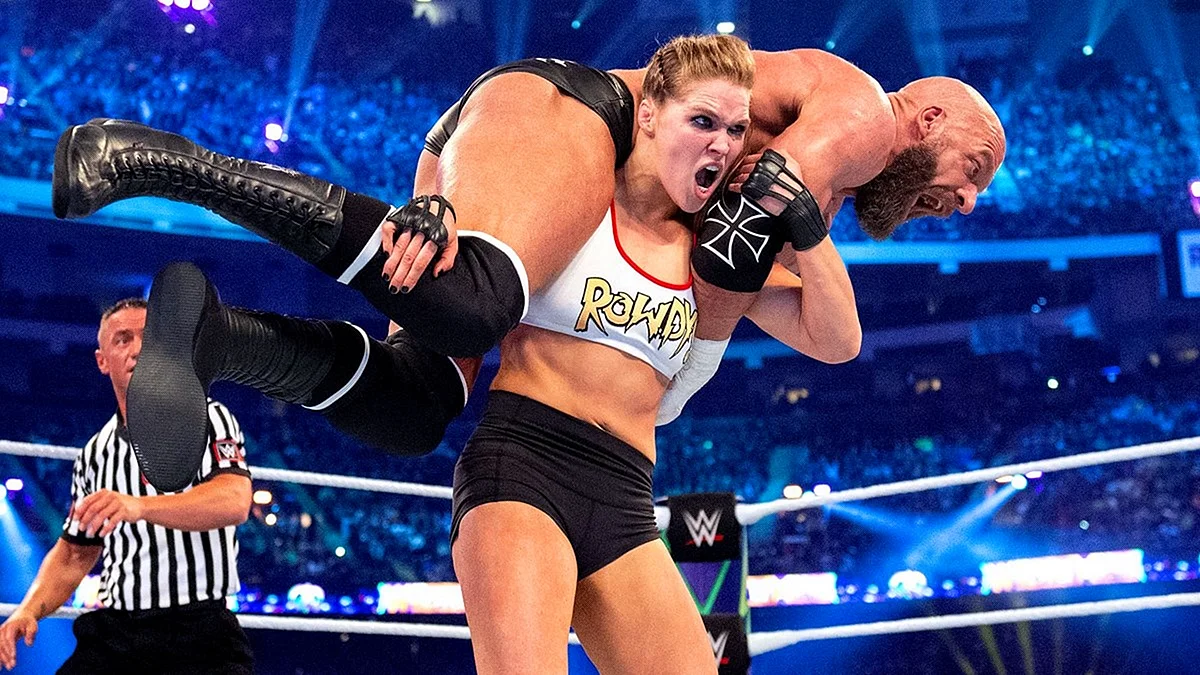 Ronda Rousey Wrestlemania 34 Wallpaper