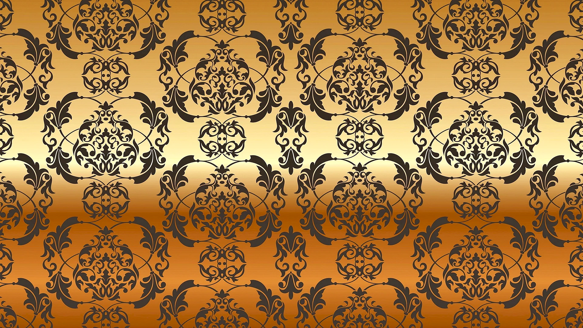 Royal Damask Gold Wallpaper