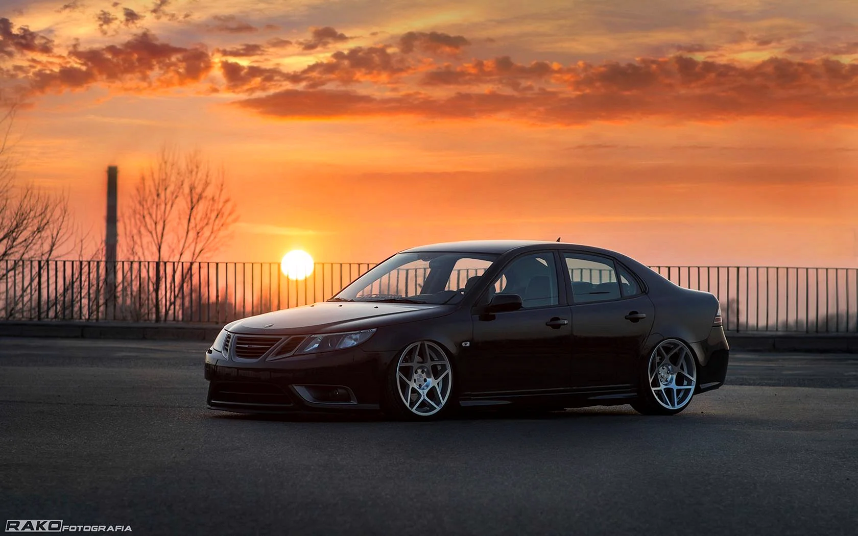 Saab 9-2 Stance Wallpaper