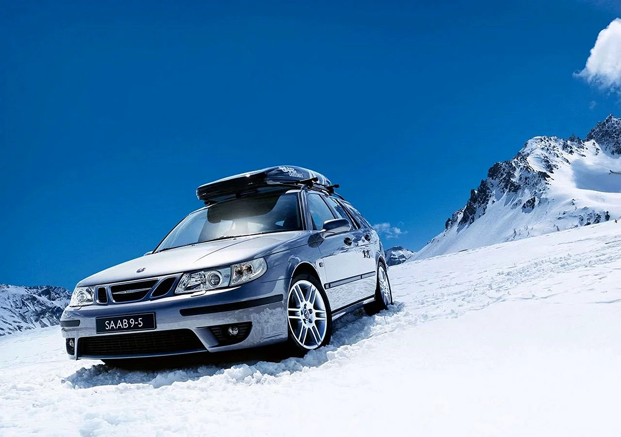 Saab Snow Wallpaper