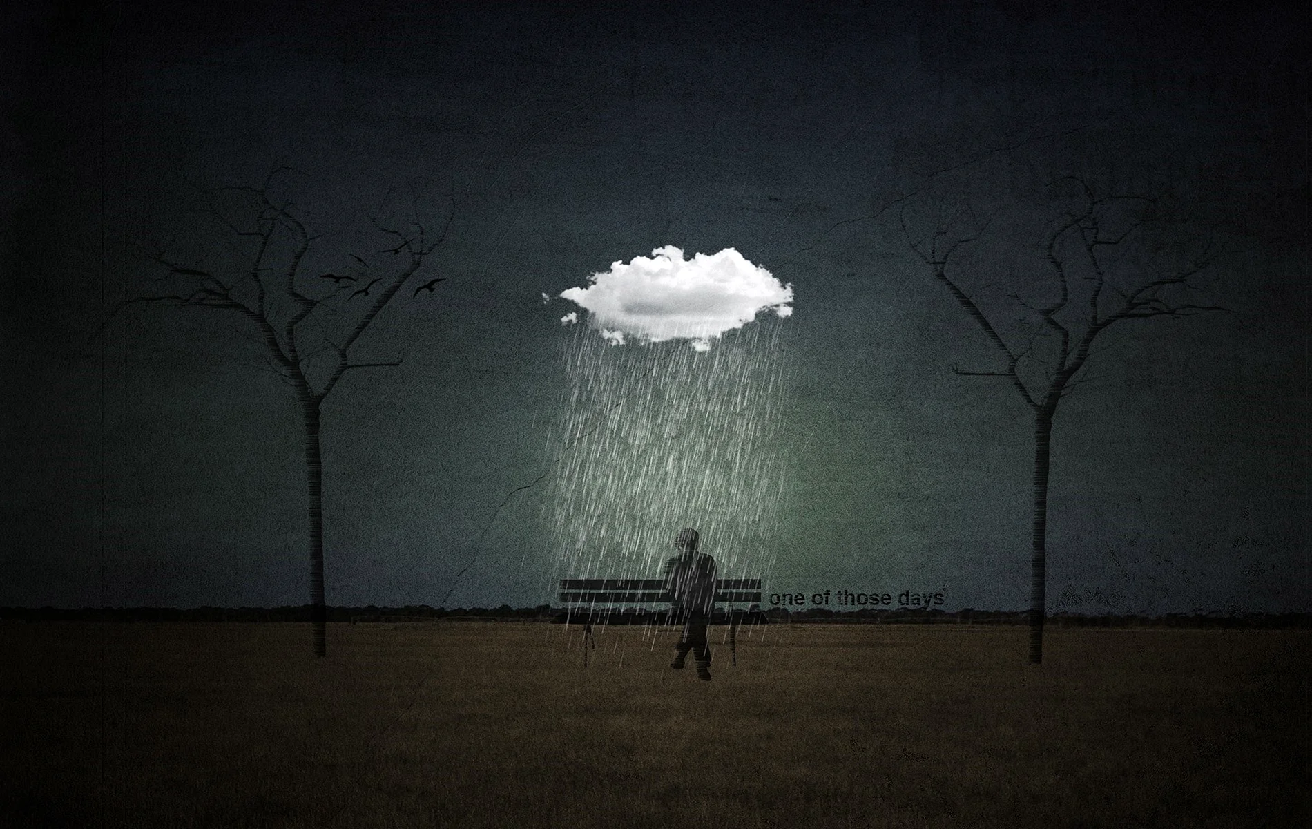 Sadness Rain Wallpaper