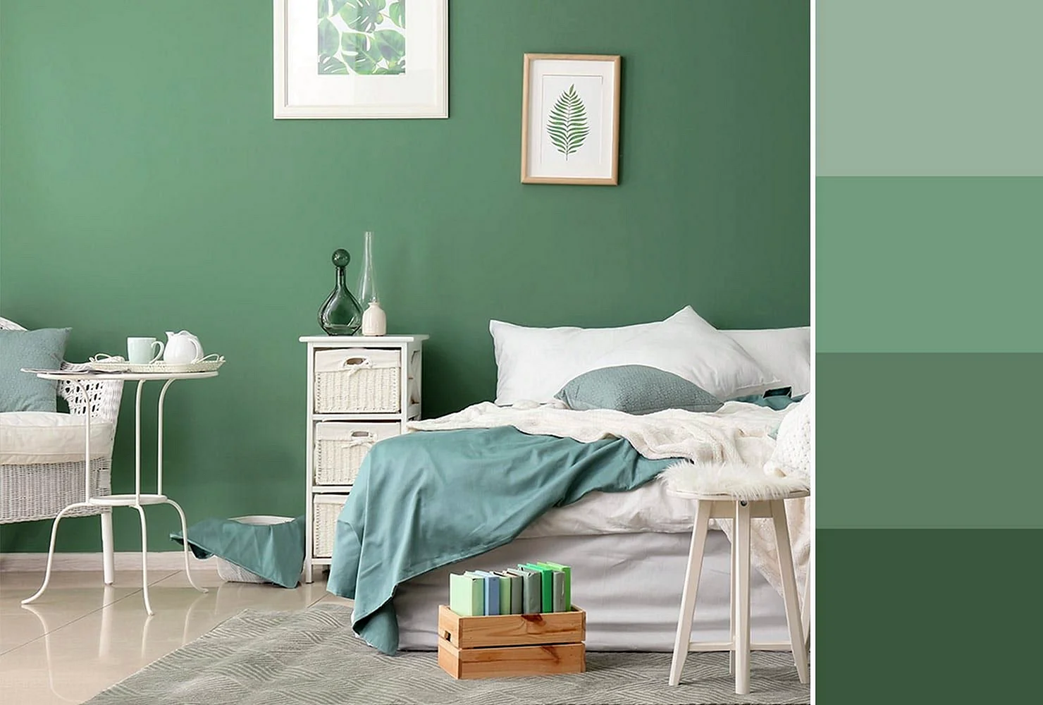 Sage Green Color Wallpaper