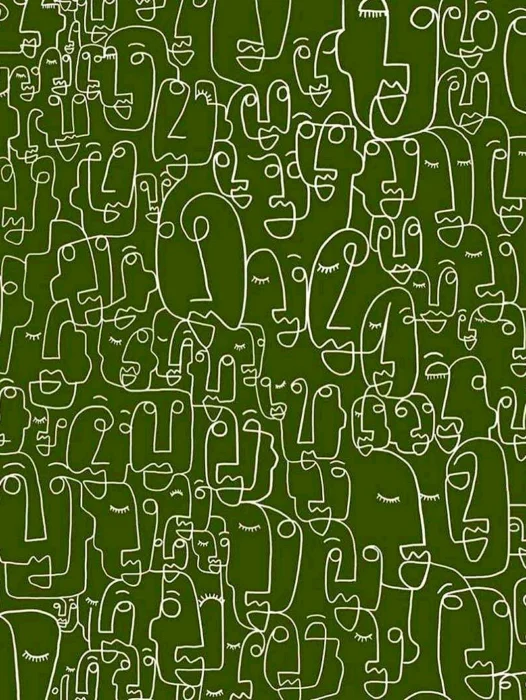 Sage Green Pattern Wallpaper