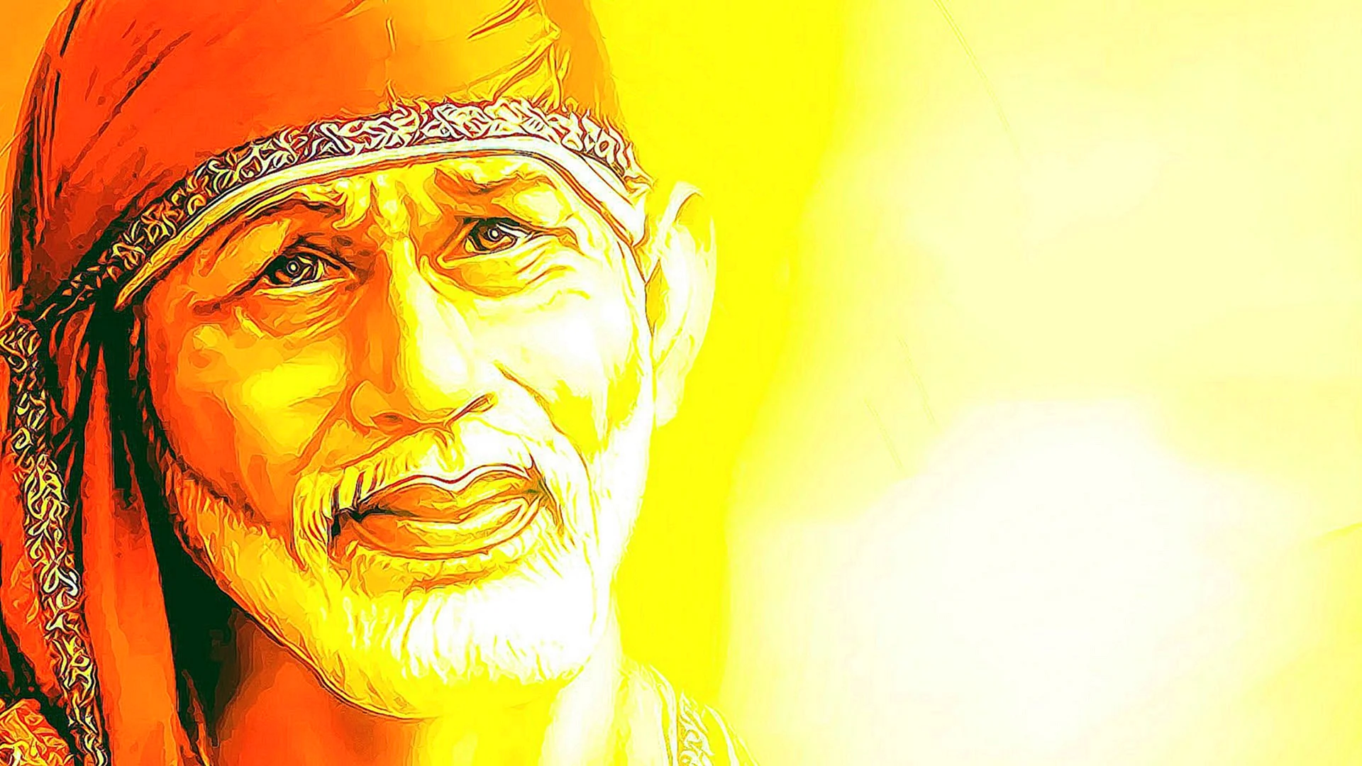 Sai Baba Poster Wallpaper