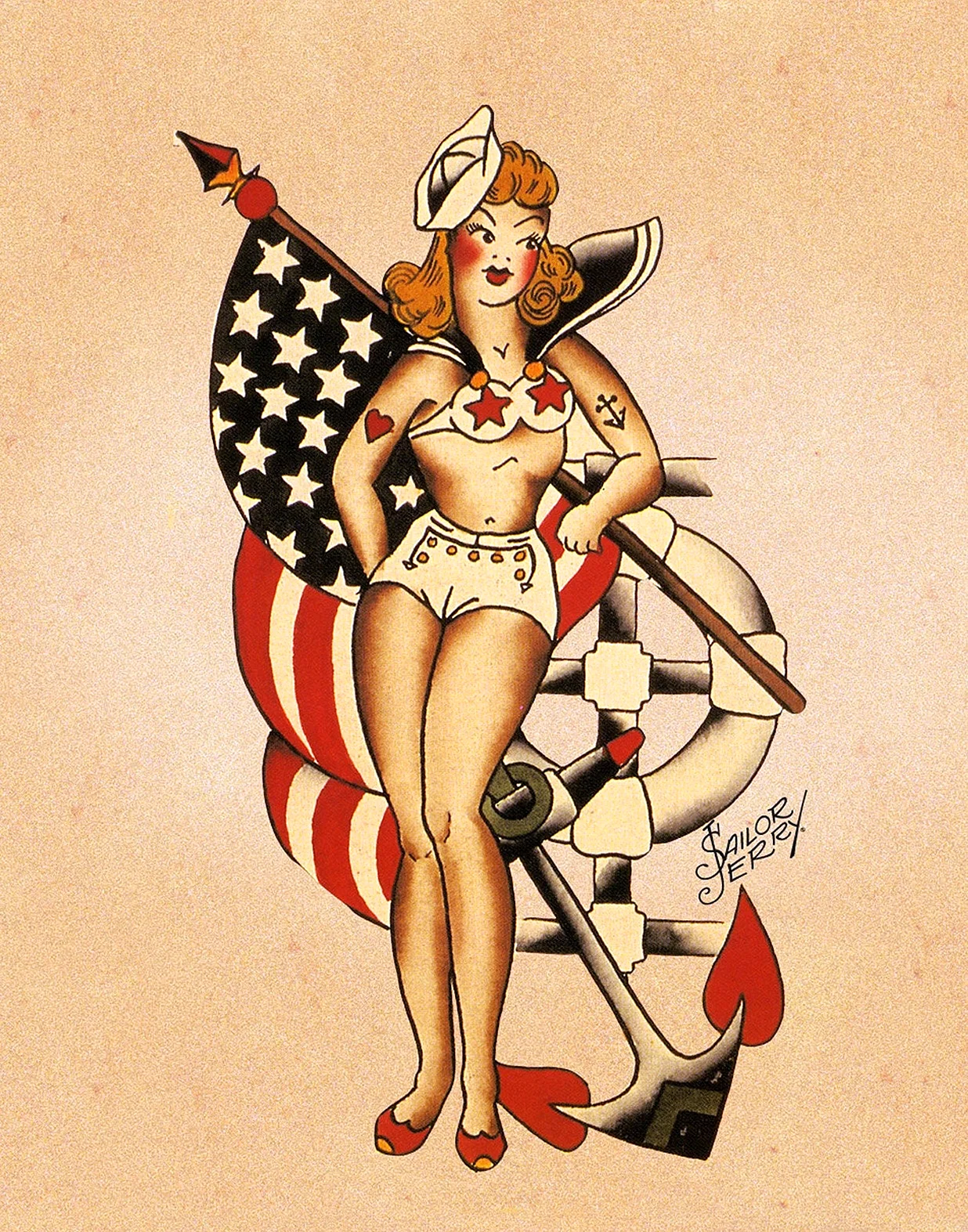 Sailor Jerry Hula Wallpaper