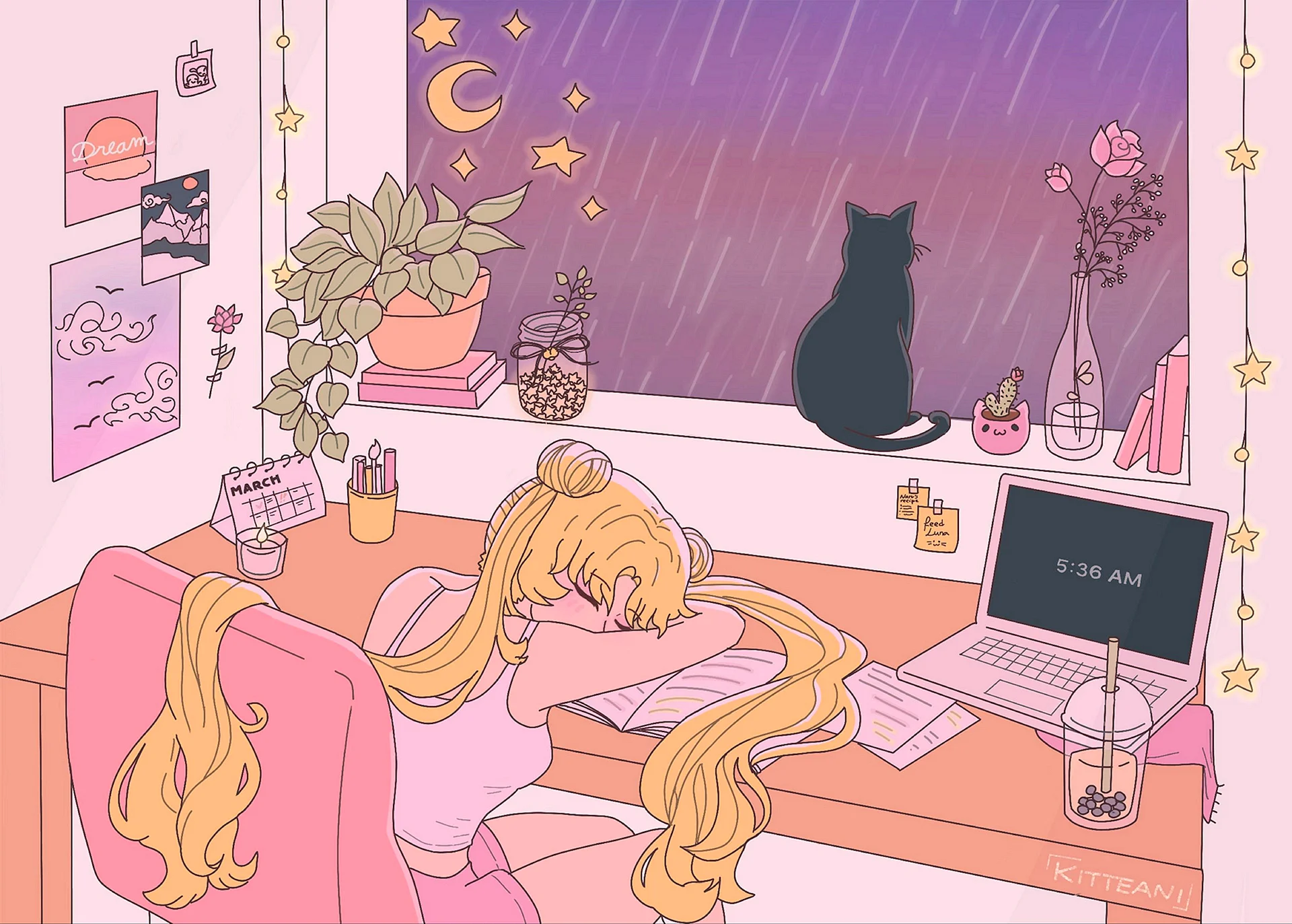 Sailor Moon Aesthetic Wallpaper