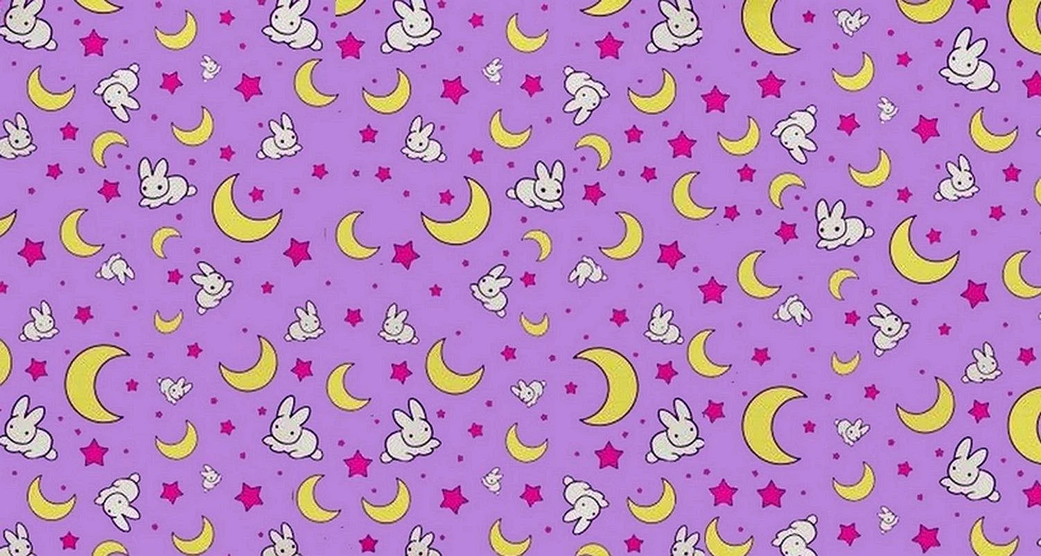 Sailor Moon Pattern Wallpaper