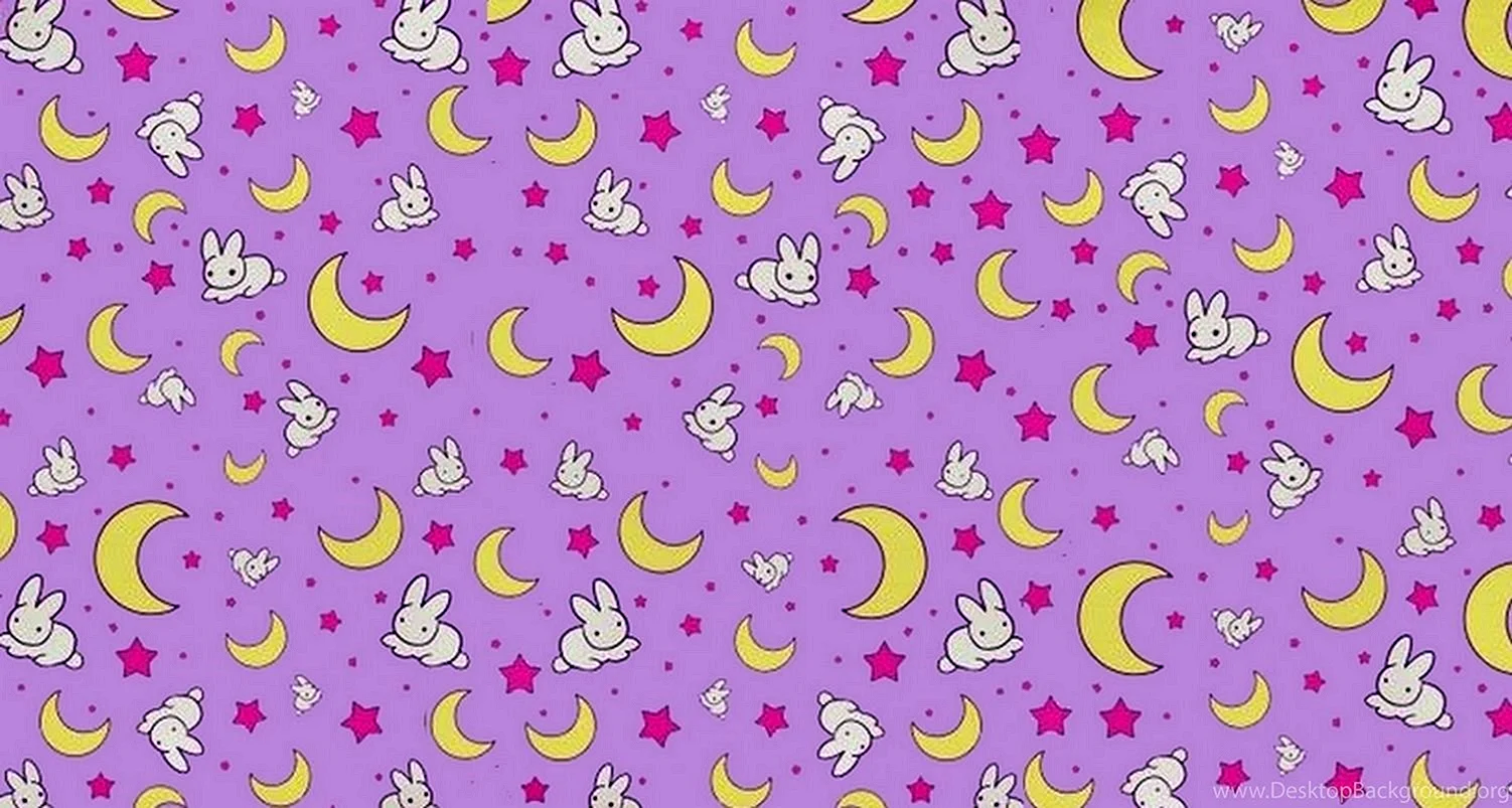 Sailor Moon Pattern Wallpaper