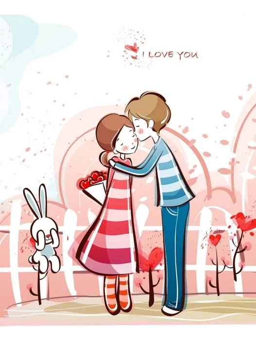 Saint Valentines Day Couple Wallpaper