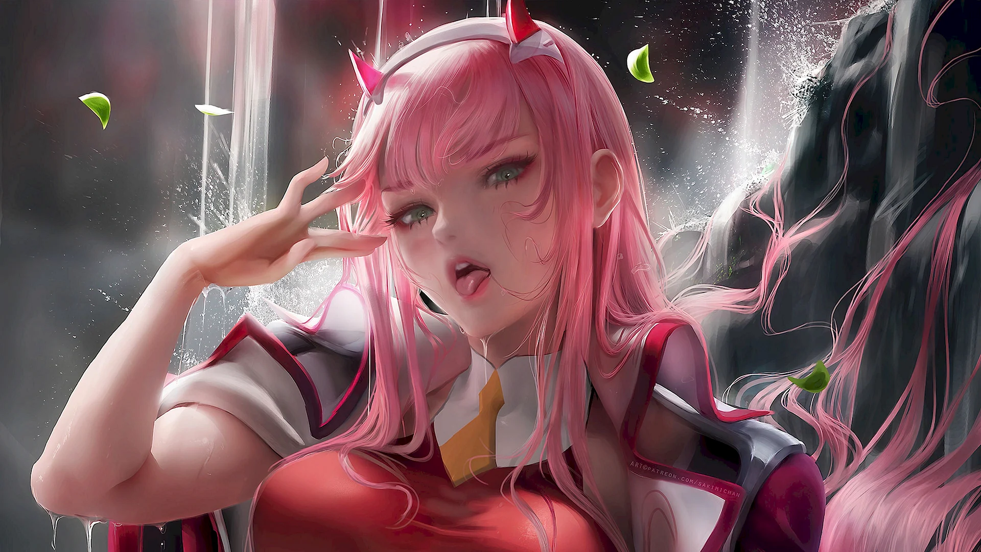 Sakimichan Zero Two Wallpaper