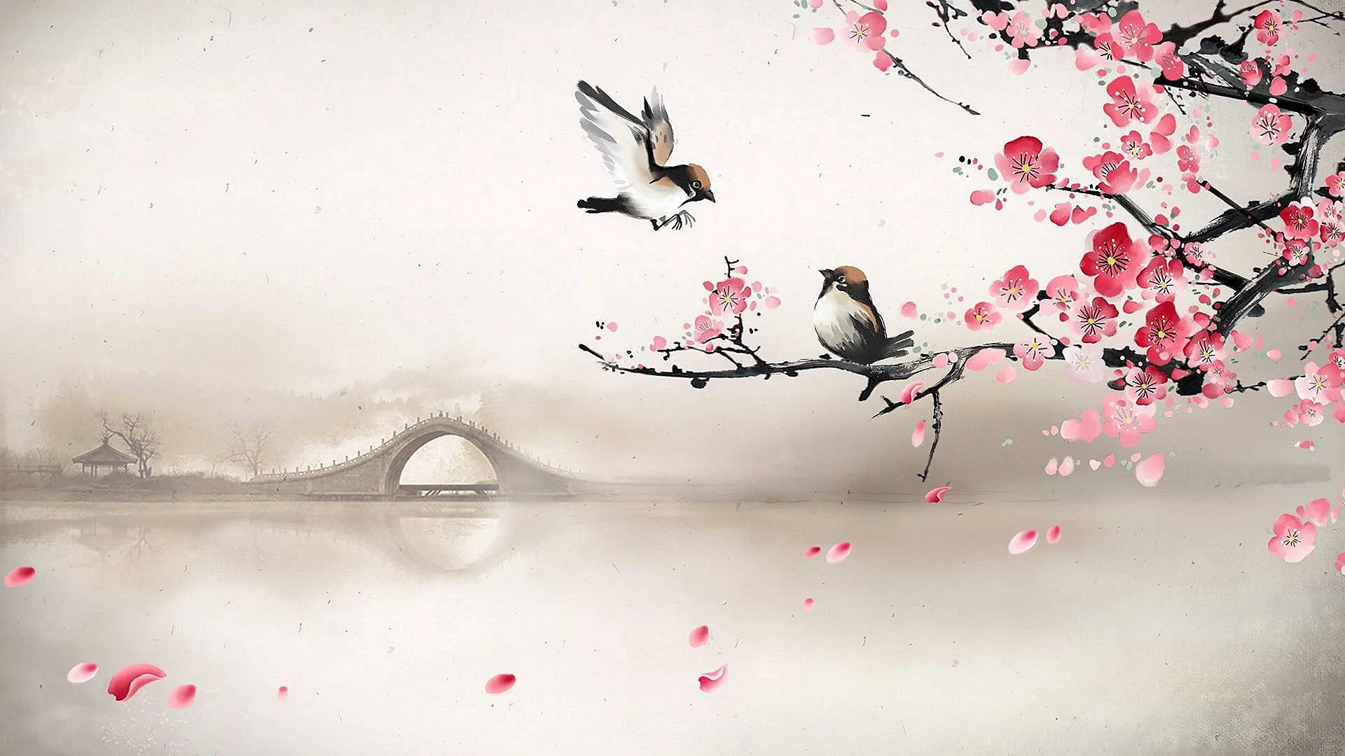 Sakura Art Wallpaper
