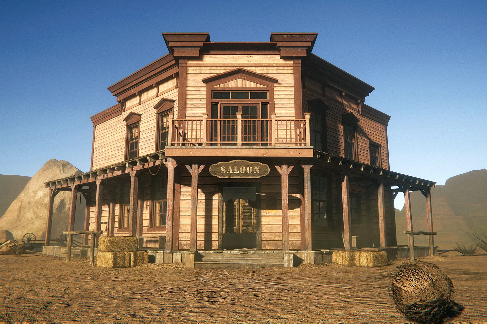 Saloon Wallpaper