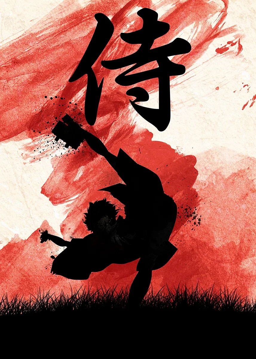 Samurai Poster Wallpaper For iPhone
