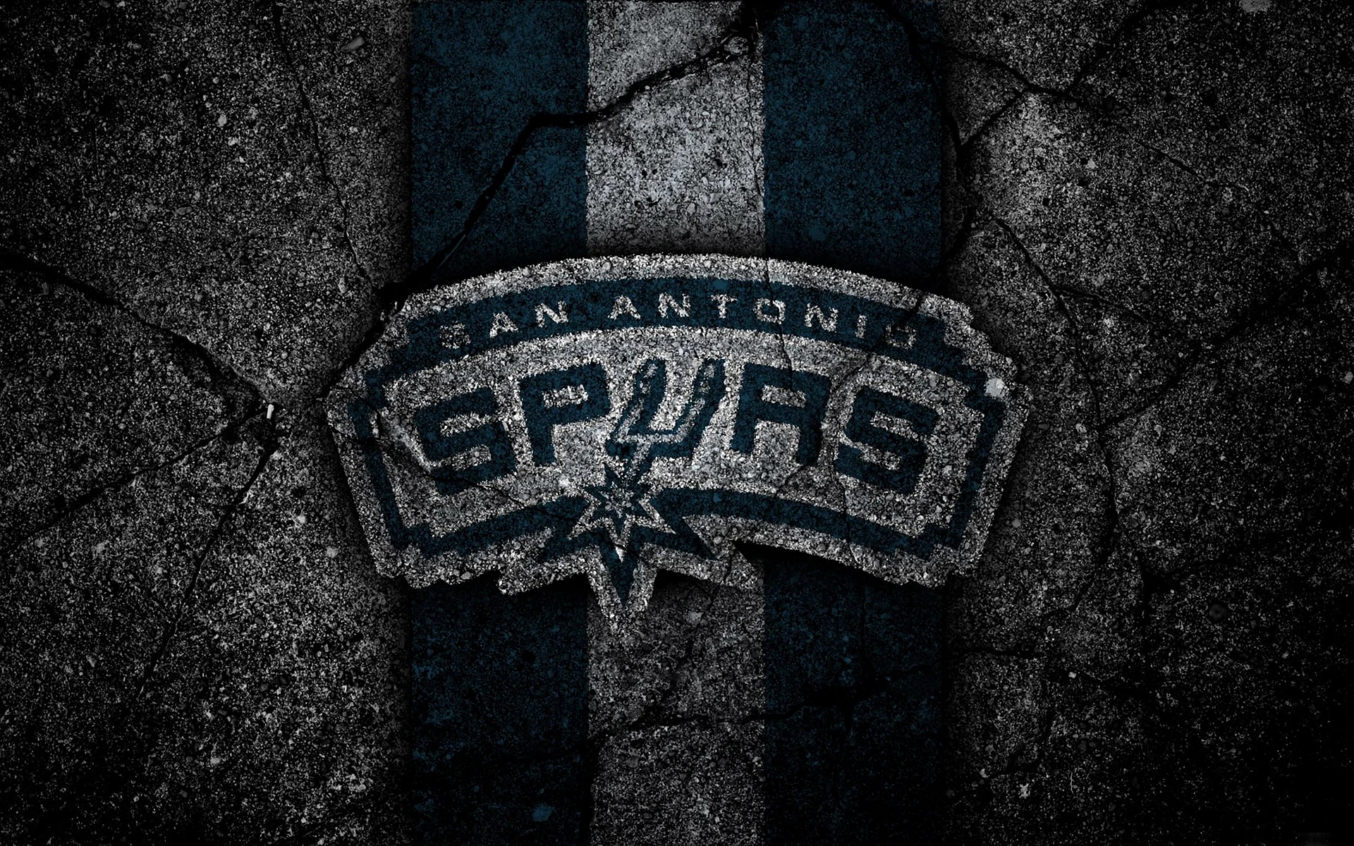 San Antonio Spurs Logo 4K Wallpaper