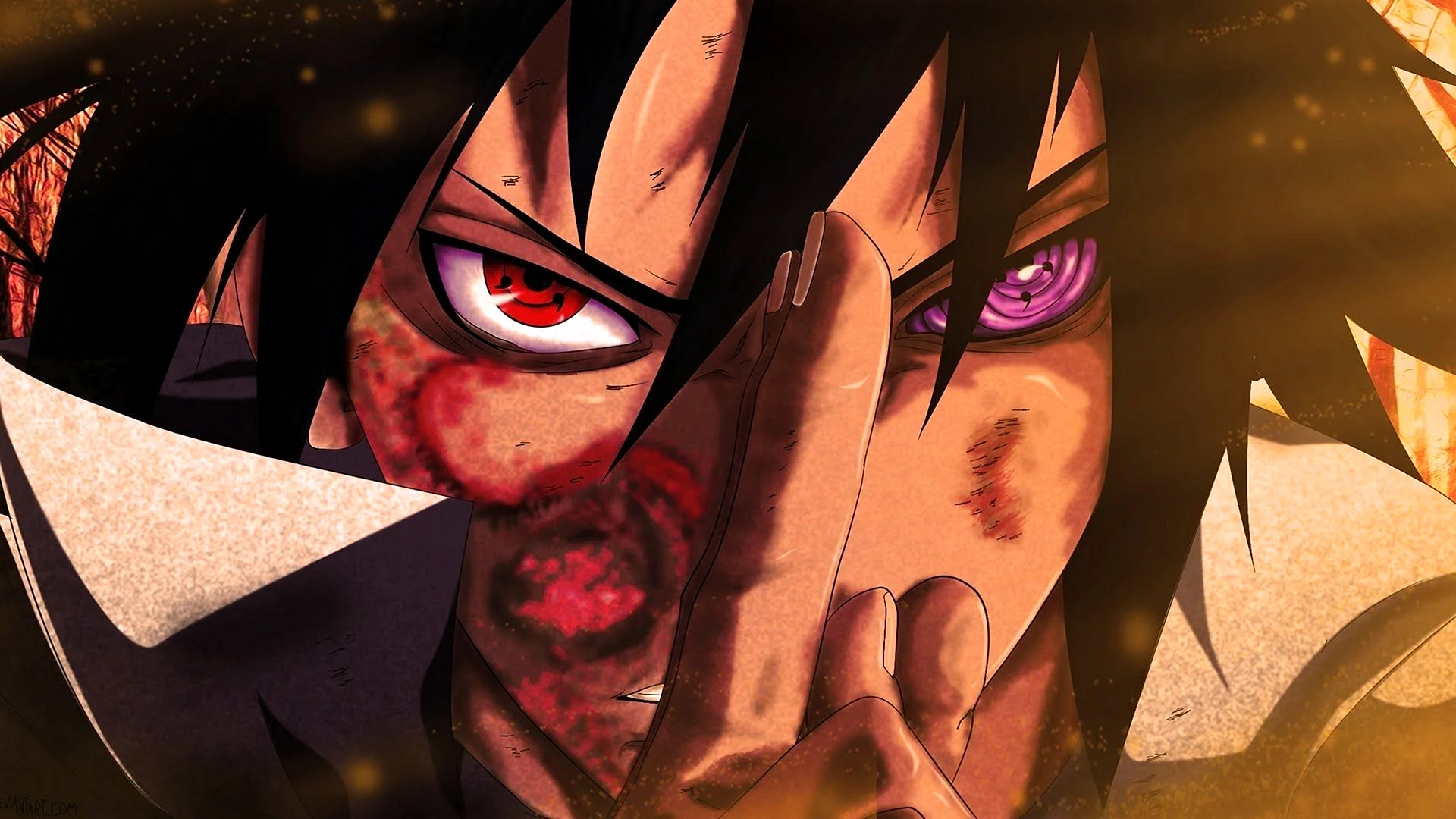 Sasuke Sharingan And Rinnegan Wallpaper