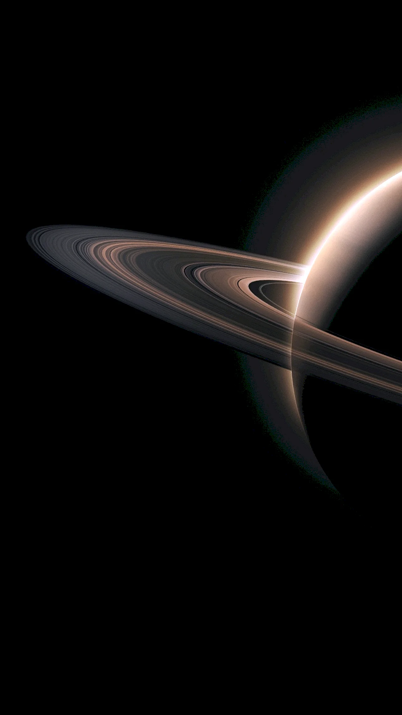 Saturn 4K Wallpaper For iPhone