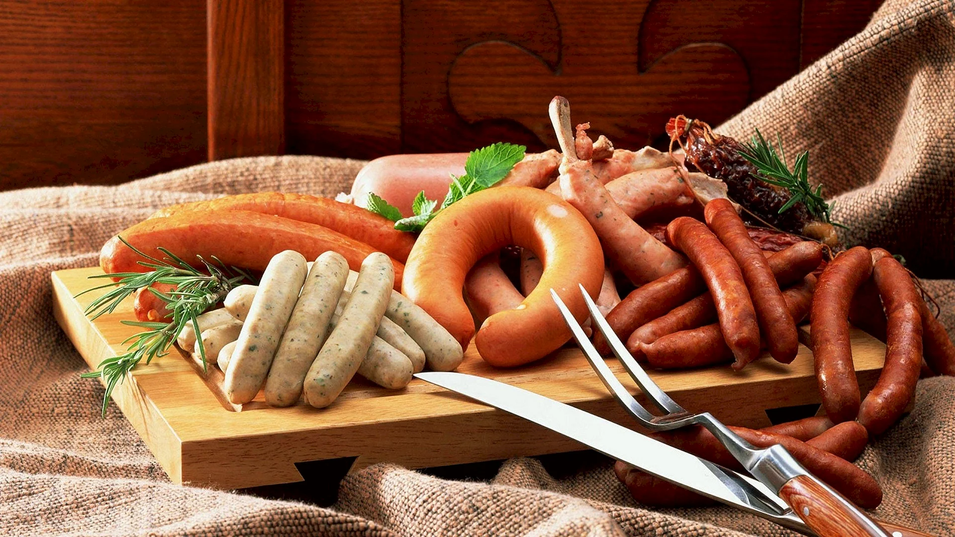 Sausages Wallpaper