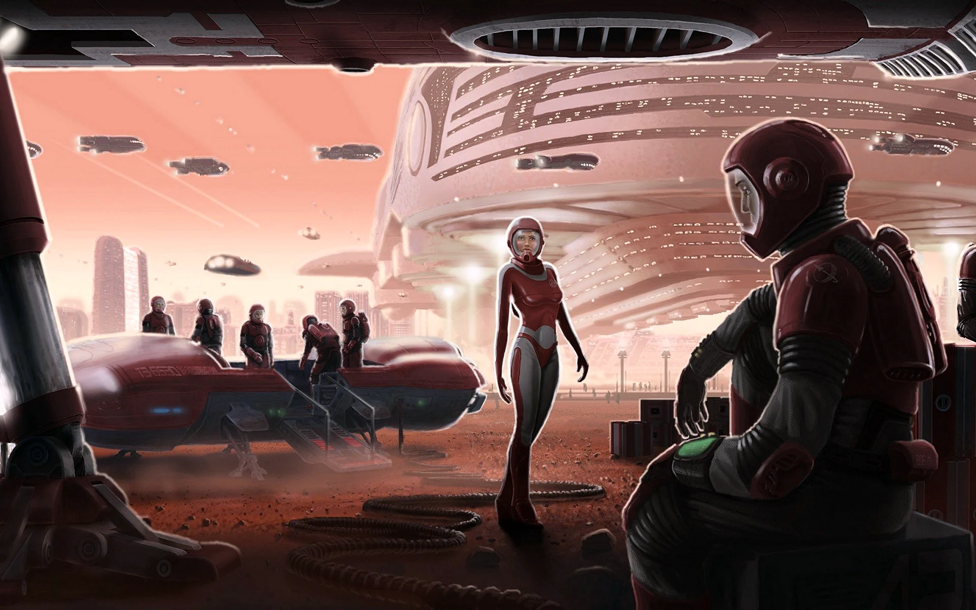 Sci Fi Mars Wallpaper