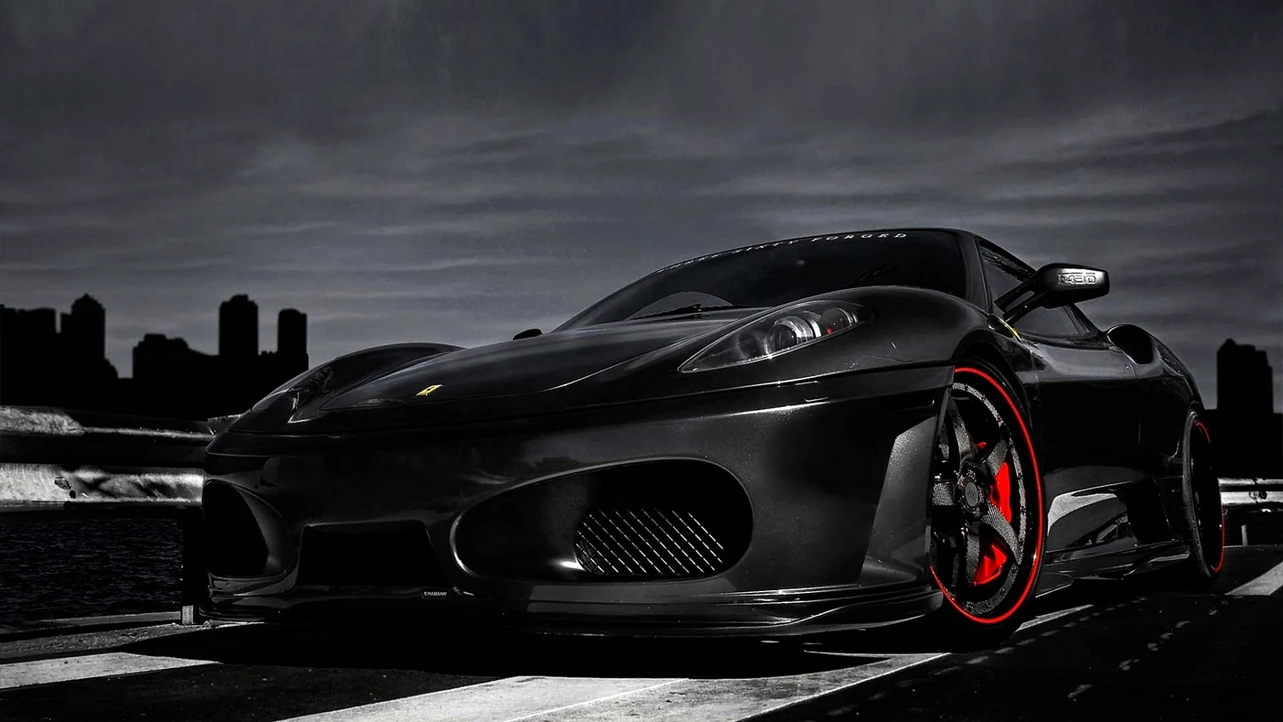 Scuderia Ferrari Black Wallpaper