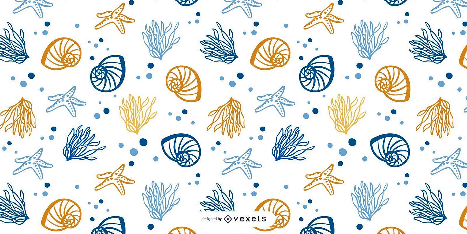 Sea Pattern Wallpaper