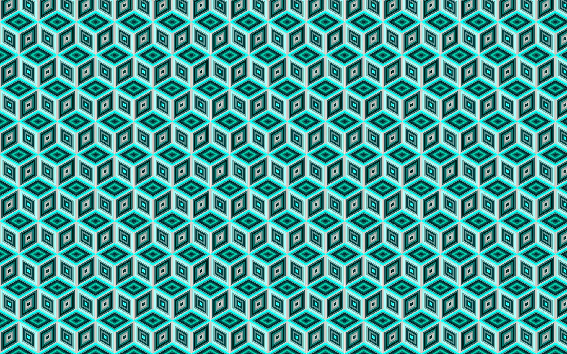 Seamless Pattern Cube Wallpaper