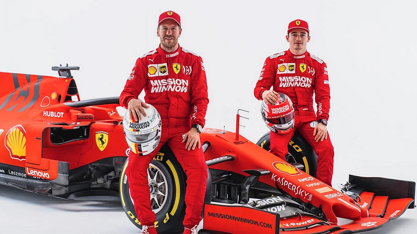 Sebastian Vettel Charles Leclerc Wallpaper