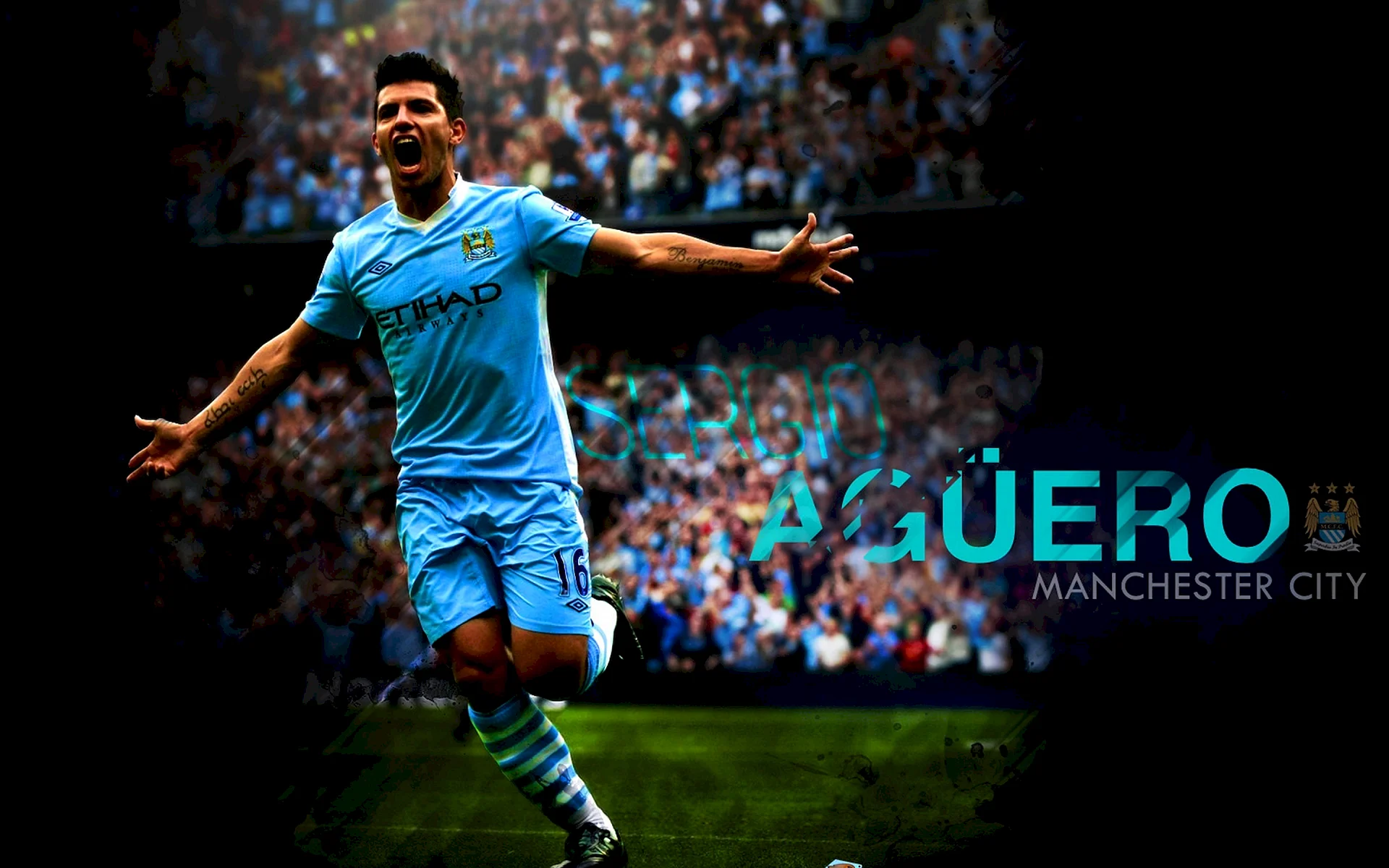 Sergio Aguero Manchester City Wallpaper