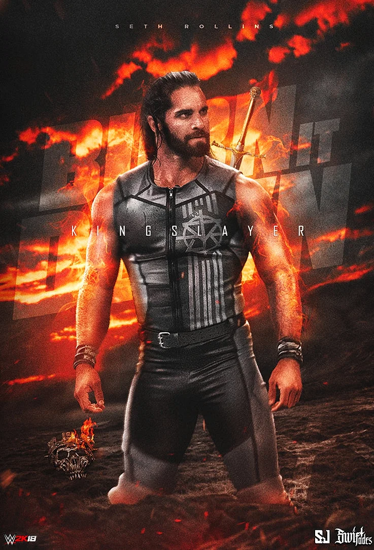 Seth Rollins Slayer Wallpaper For iPhone