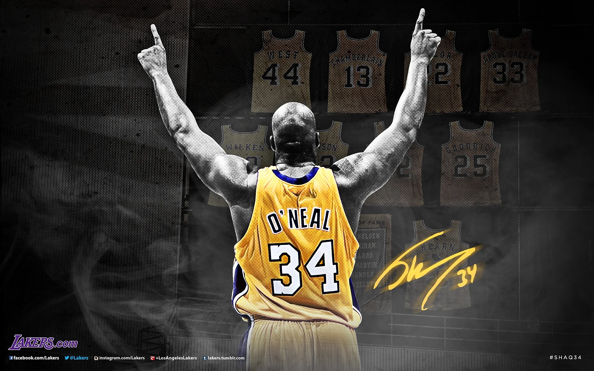 Shaq Lakers Wallpaper