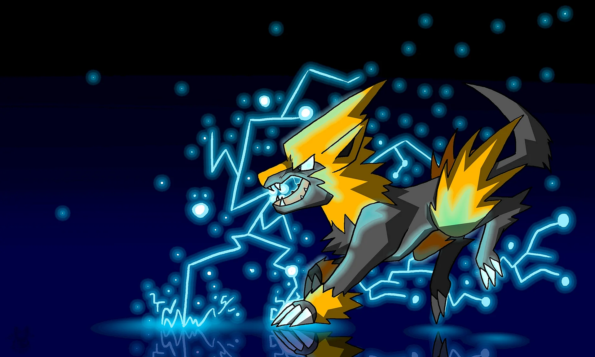 Shiny Manectric Wallpaper