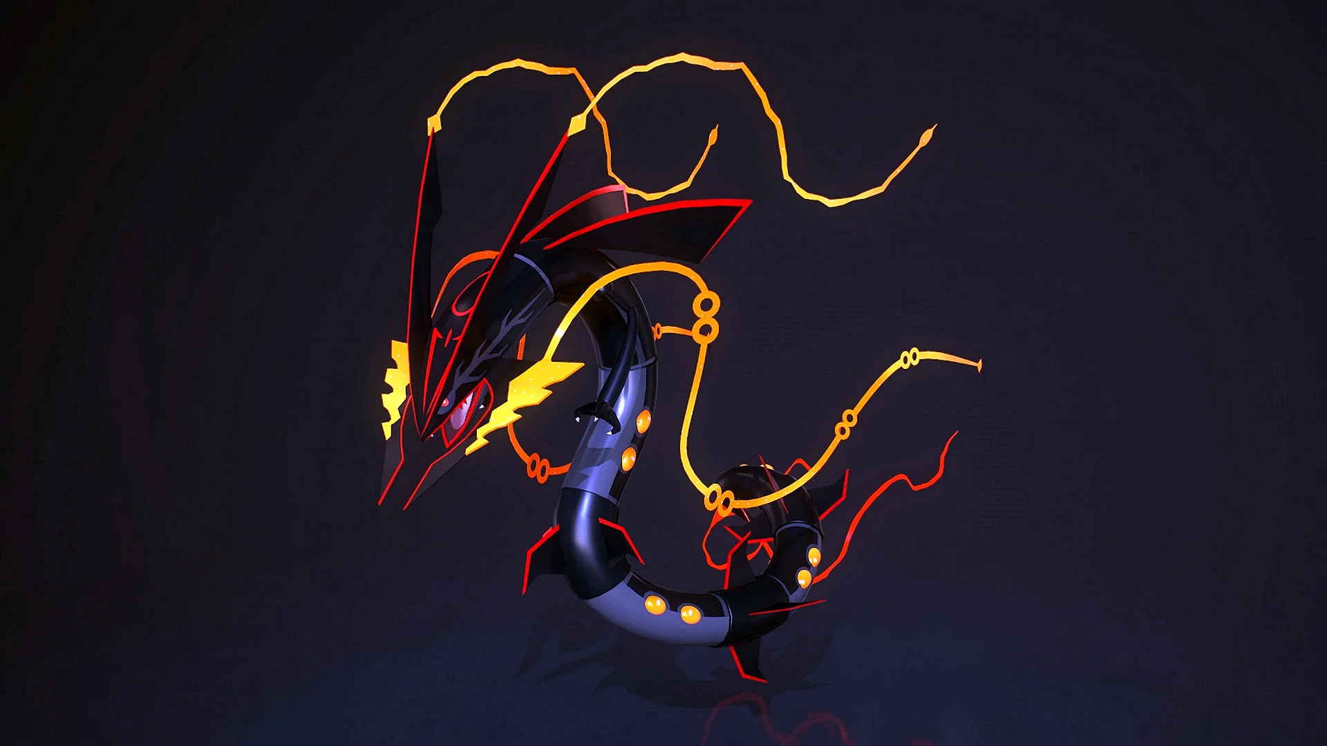 Shiny Rayquaza Wallpaper