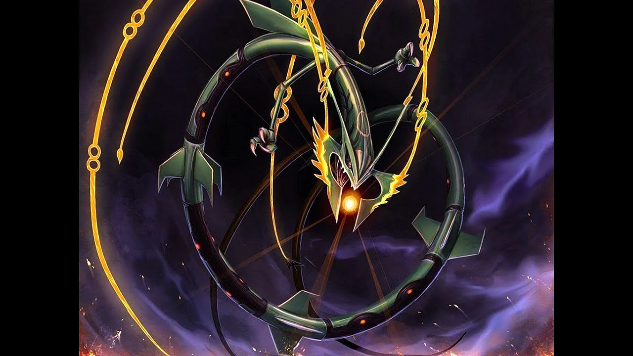 Shiny Rayquaza Wallpaper