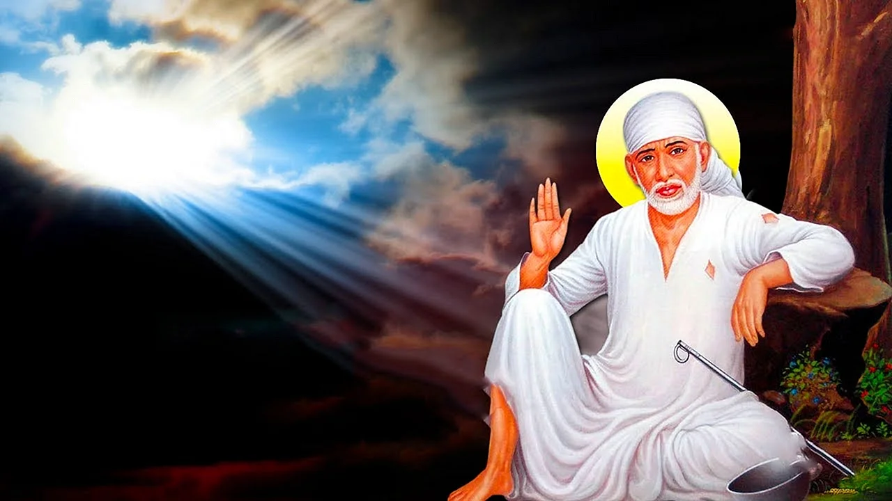 Shirdi Sai Baba Background Wallpaper