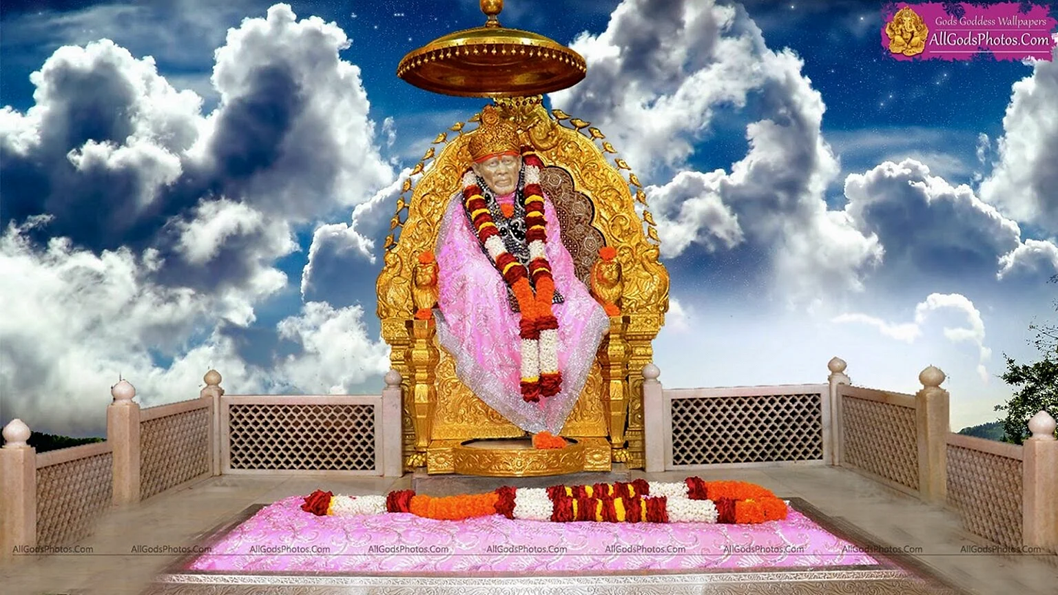 Shirdi Sai Baba Full Wallpaper