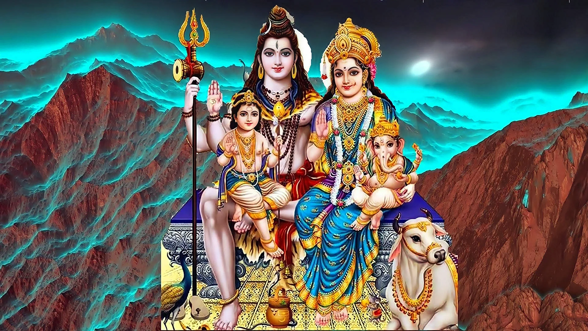 Shiv Ji Parivar Wallpaper