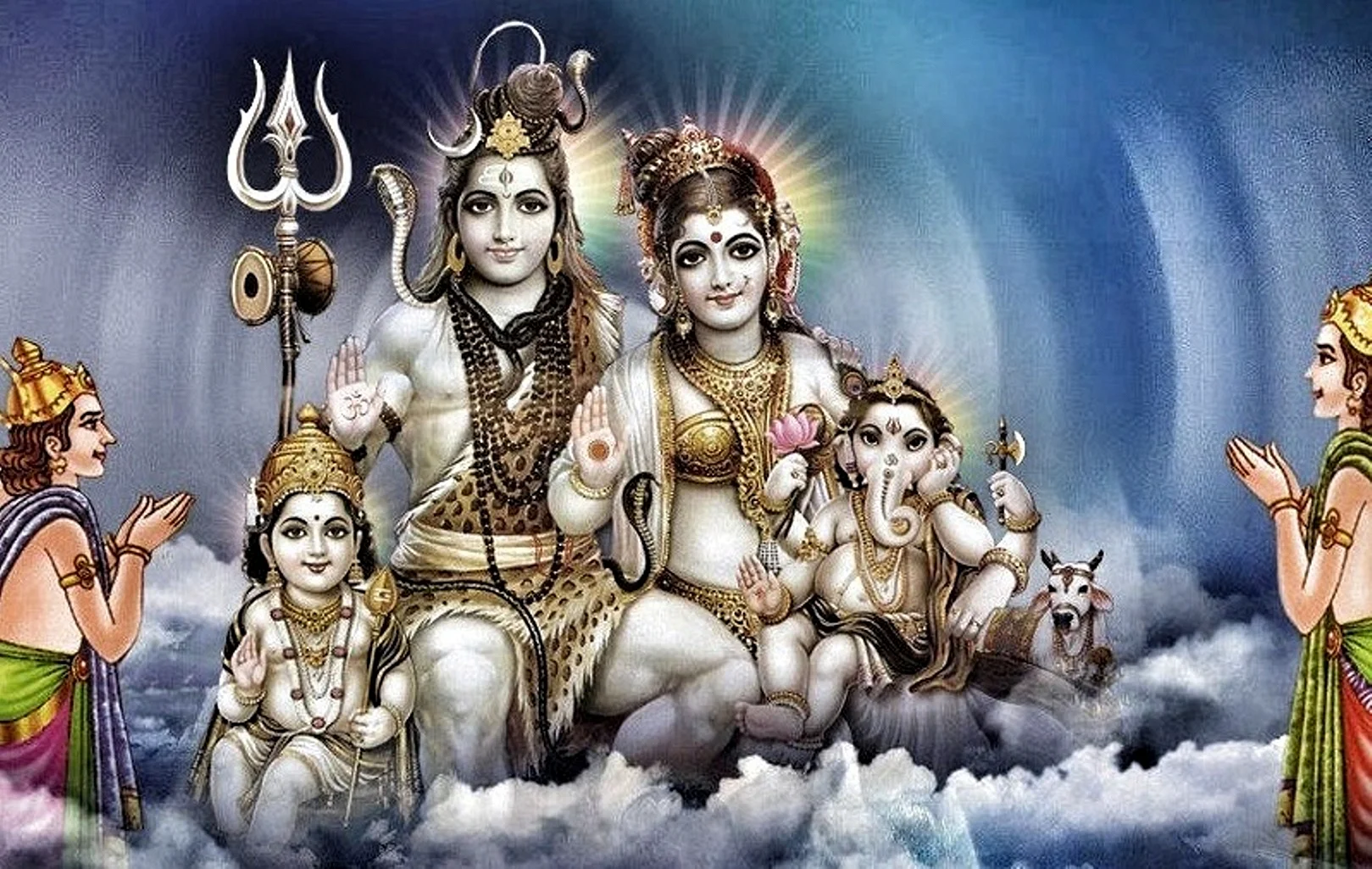 Shiv Ji Parivar Wallpaper