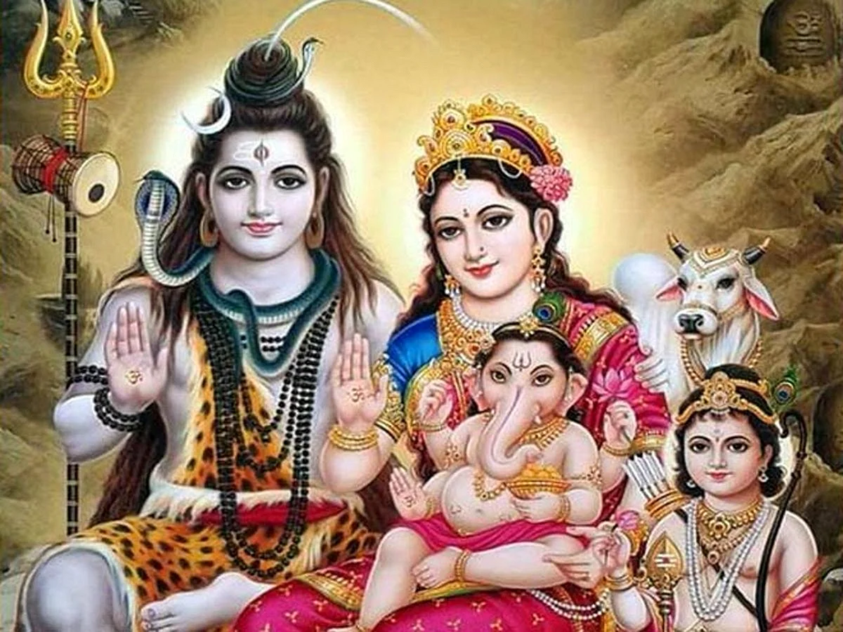 Shiv Parivar Wallpaper