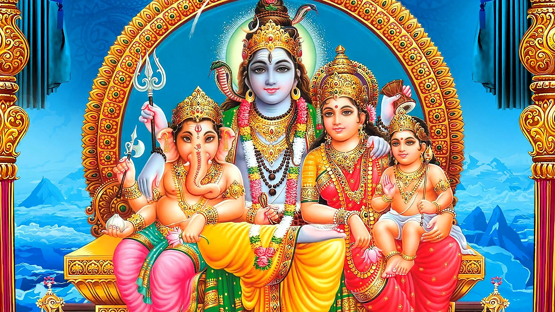 Shiv Parvati God Wallpaper