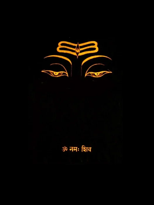 Shiva Black Wallpaper